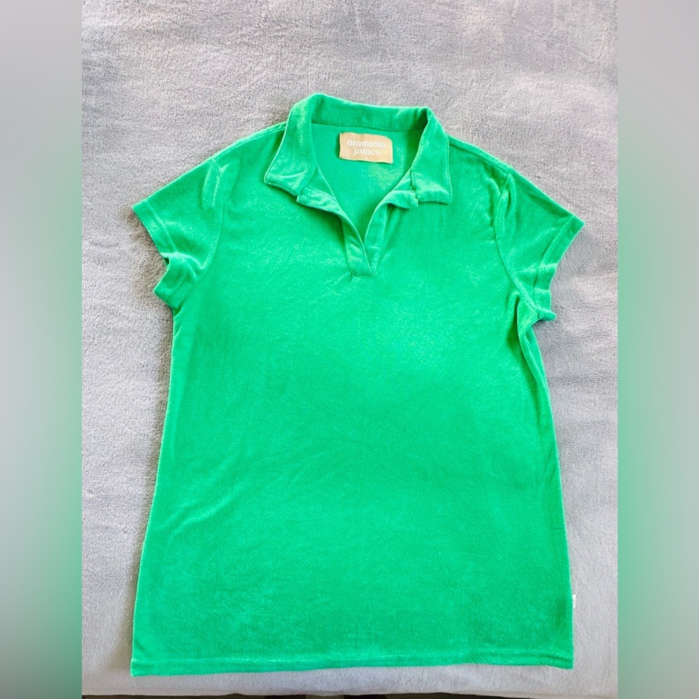 Araminta James Womens Green Towel Dress Size S